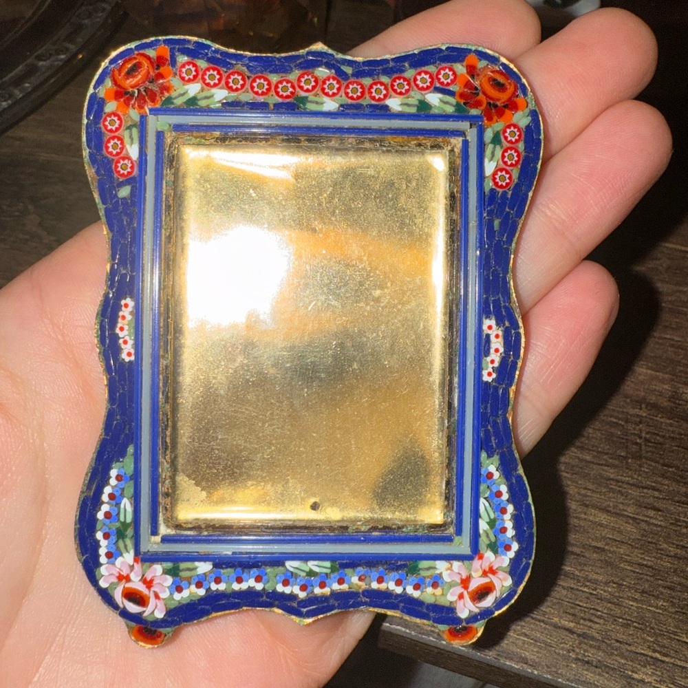 Italian Florentine Micromosaic Jewellery Frame